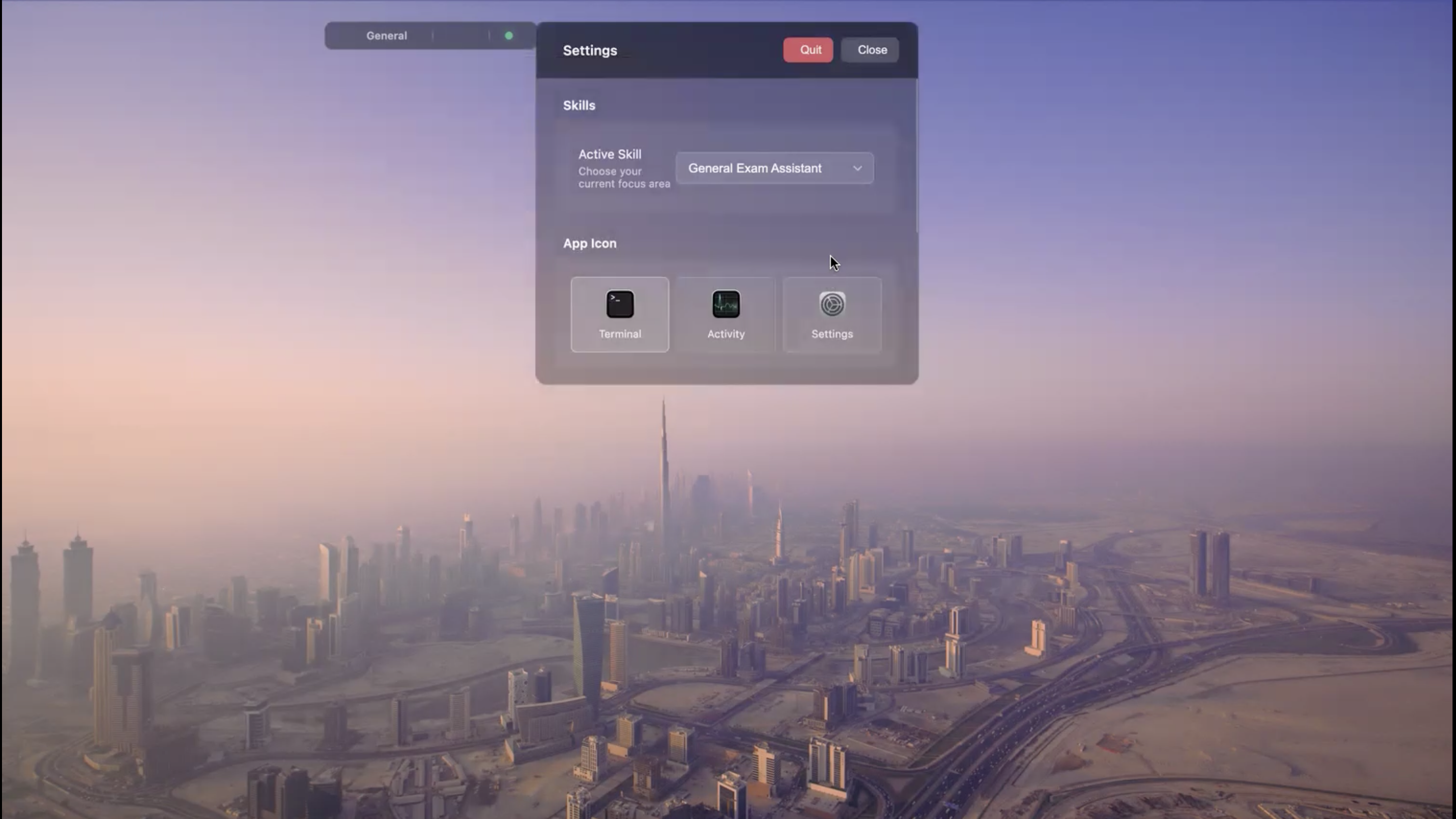 Customize App Icon and Settings