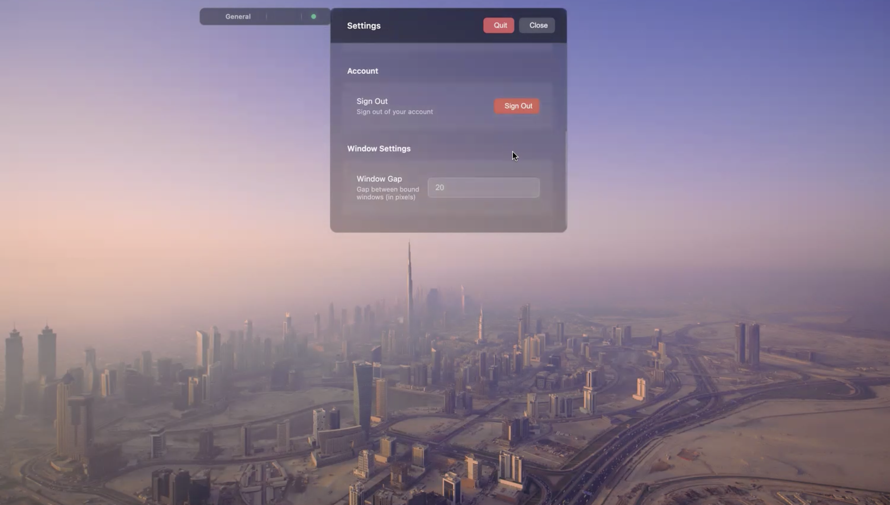 Settings and Account Management